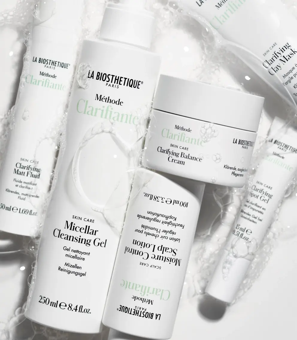 La Biosthétique Méthode Clarifiante soin visage peau mixte à grasse – salon La Paris’Zen Institut Paris 14