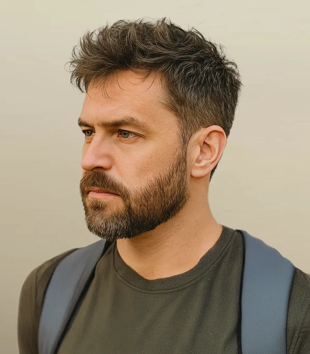 Transformation coupe homme prestige réalisée au salon haut de gamme Paris 14