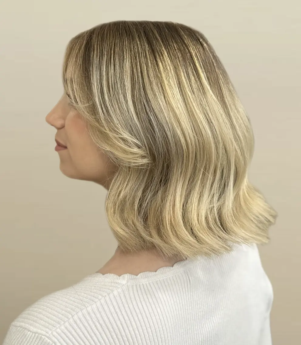 Ombré hair prestige cheveux lumineux réalisé par coloriste Paris 14