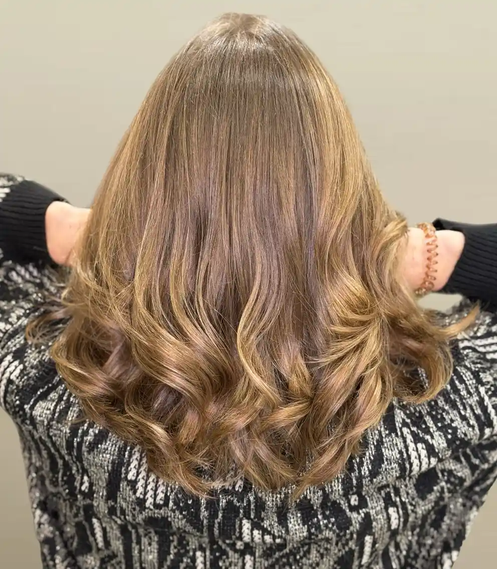 Transformation ombré hair prestige réalisée au salon La Paris’zen Institut Paris 14