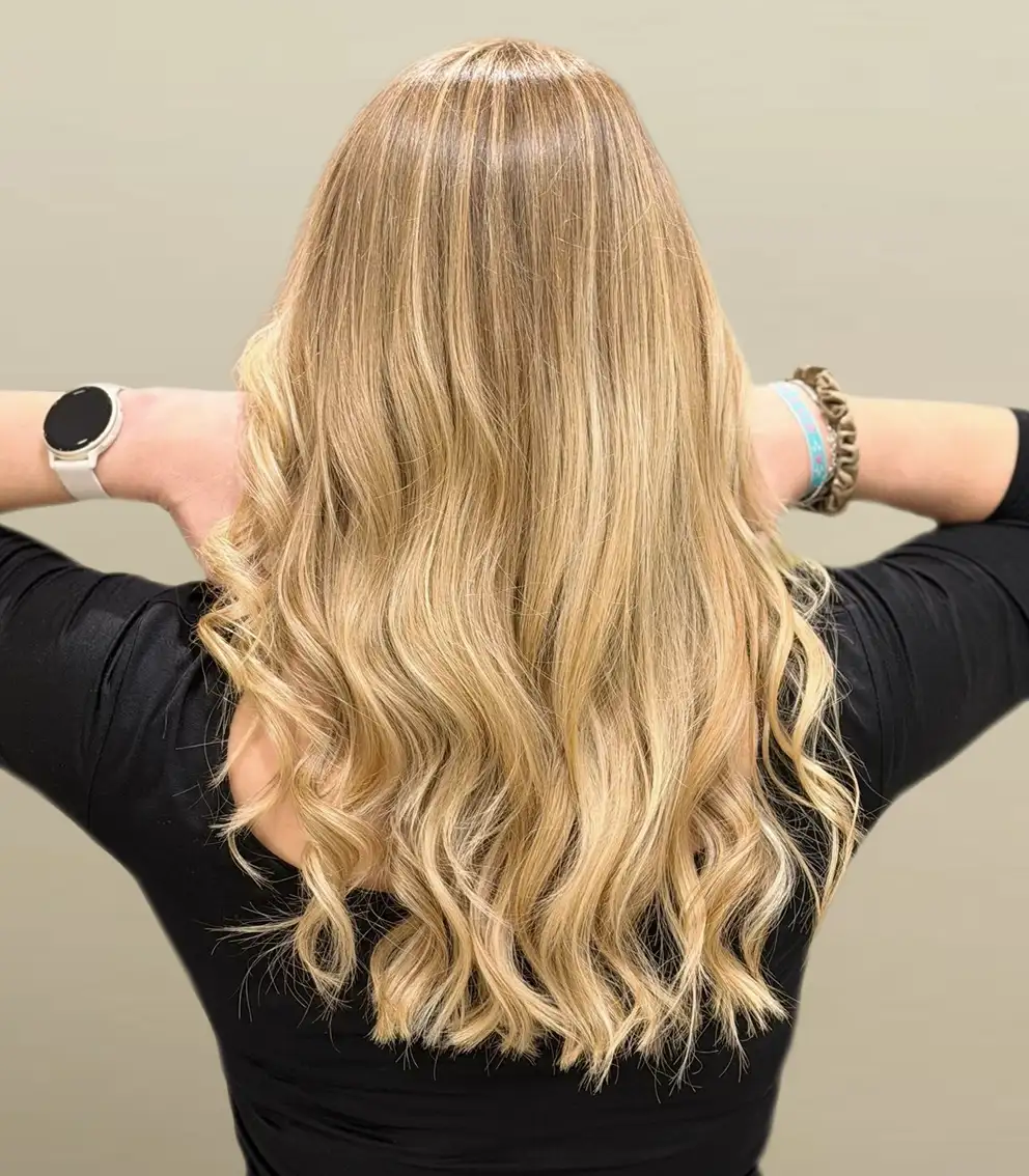 Ombré hair prestige cheveux longs réalisé par coloriste Paris 14 La Paris’zen Institut