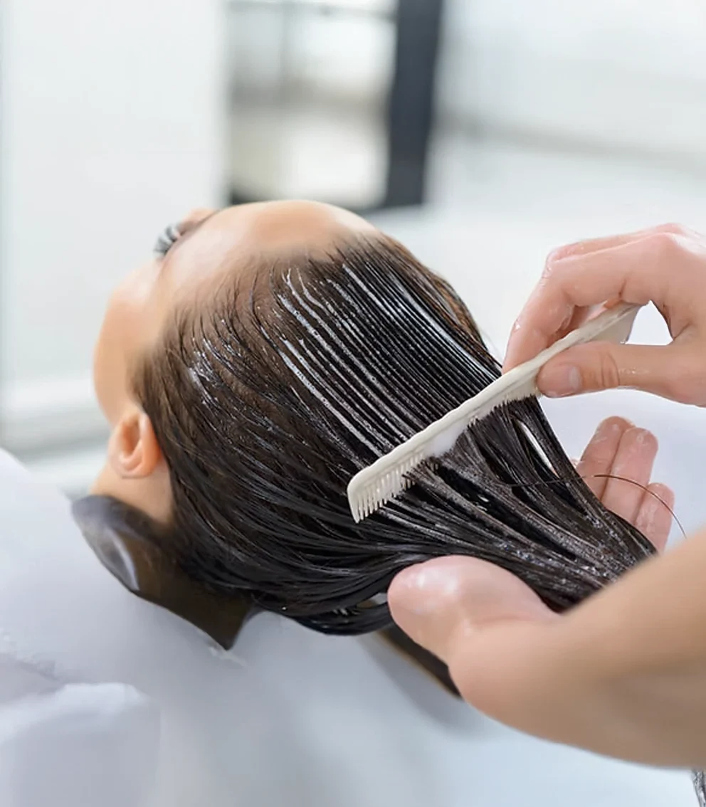 Rituel restructurant intense cheveux brillants salon Paris 14 La Paris’zen Institut