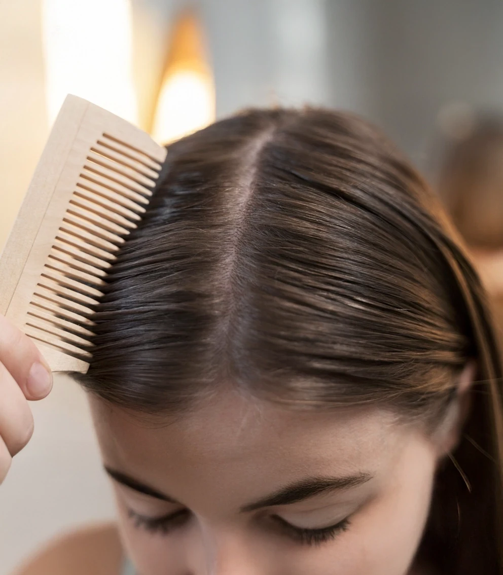 Soin cuir chevelu sec hydratant réalisé au salon La Paris’zen Institut Paris 14