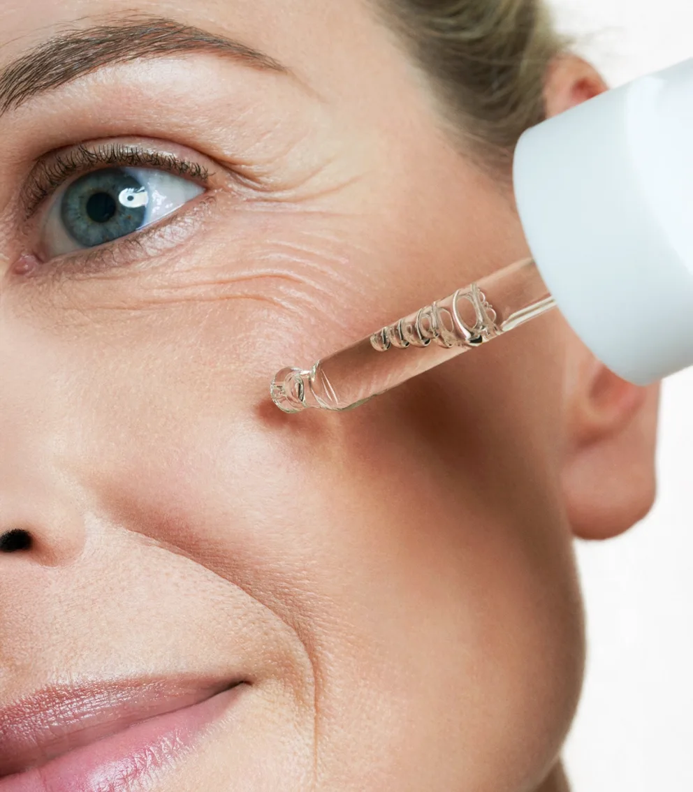 Résultat soin visage anti-âge acide hyaluronique institut Paris 14